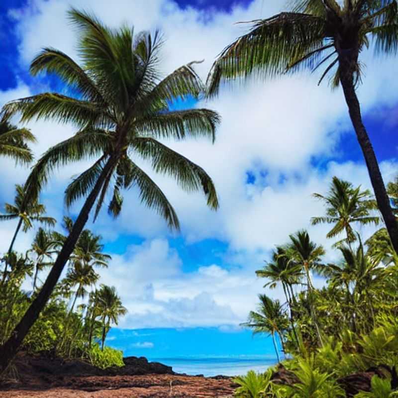 Trilha Muliwai, Havaí: Paisagem deslumbrante em um dia ensolarado de primavera. Ideal para uma aventura? Descubra!