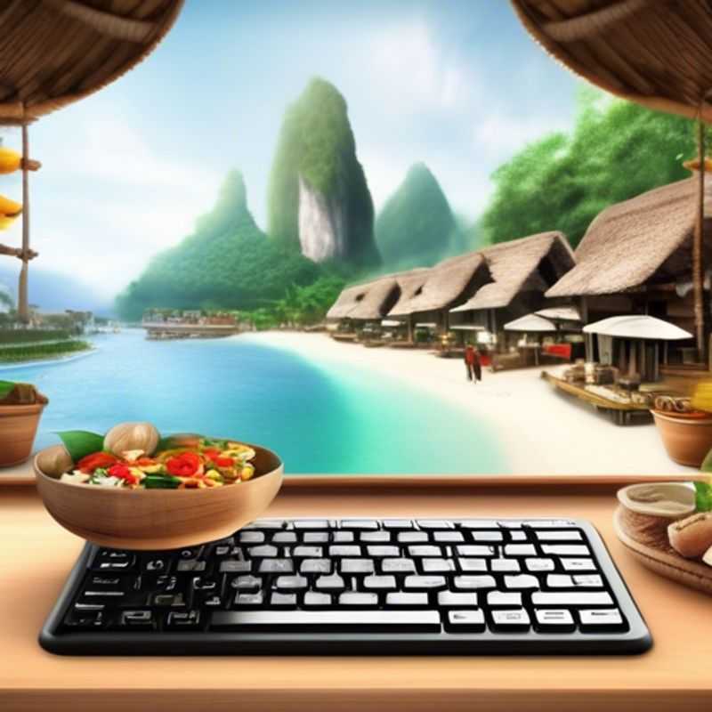 Escalando al Pico con Teclado Portátil: Aventuras Veraniegas y Vistas Panorámicas