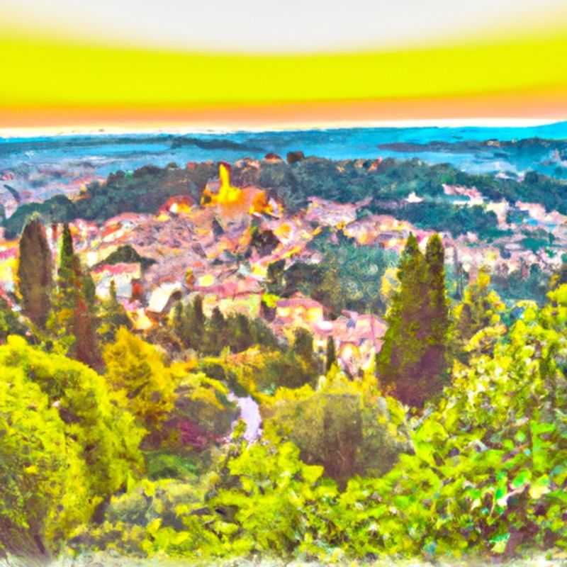 Sei persone ammirate dall'imponente Duomo di Firenze, capolavoro architettonico che domina lo skyline della città, durante la loro escursione invernale di una settimana a Firenze, Italia.