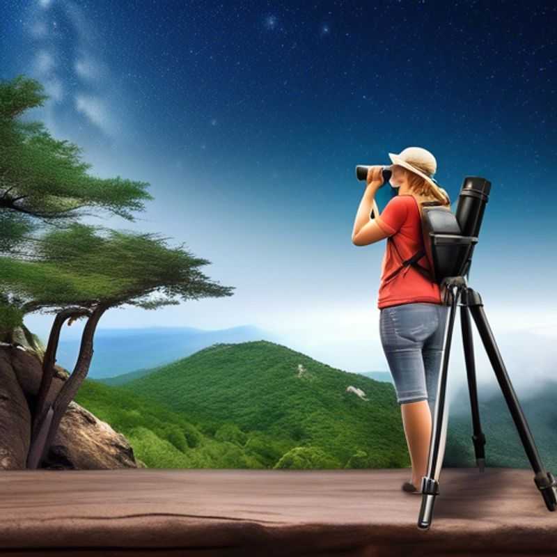 Bajo un cielo de estrellas: Aventuras invernales con binoculares en un lugar remoto