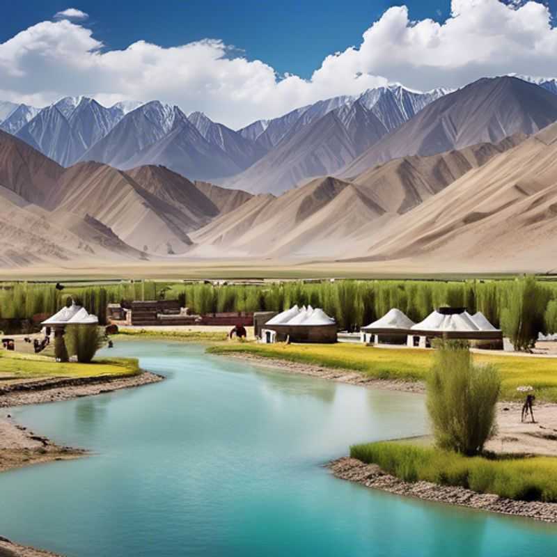 Visitez les anciens postes de commerce de la Route de la Soie le long de la route du Pamir en Asie centrale entre l'été et l'automne