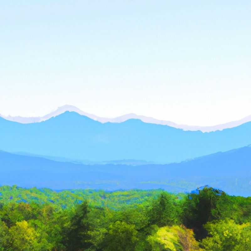 Una pareja de nómadas digitales contempla la majestuosa belleza de las Montañas Blancas, Nuevo Hampshire, EE. UU., durante su escapada de verano de 4 días, rodeados de la tranquilidad y la serenidad de la naturaleza.