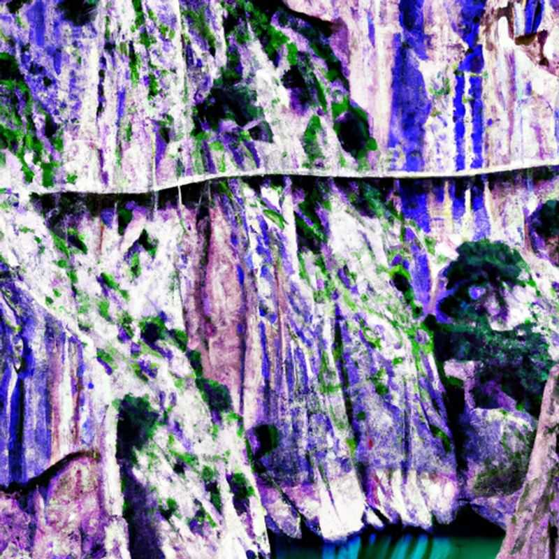 Four intrepid adventurers traverse the breathtaking Caminito del Rey, a thrilling cliffside walkway nestled amidst the stunning natural beauty of Spain's El Chorro gorge, during their unforgettable 2-week sojourn between winter and spring.