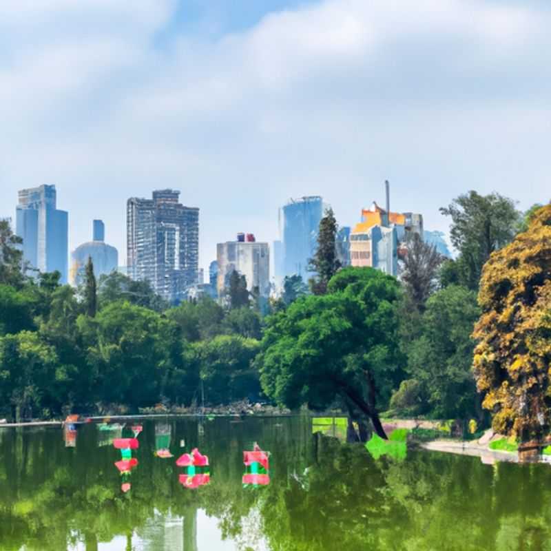 A family with children marveling at the iconic Angel of Independence monument in Mexico City, Mexico, during their 5-day spring adventure, ready to immerse themselves in the vibrant Mexican culture and explore the city's rich history and traditions.
