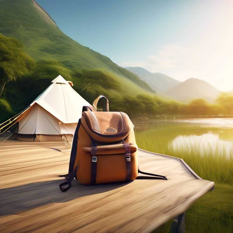 A close-up of a stylish anti-theft backpack with hidden zippers and reinforced straps, designed for secure travel and peace of mind.