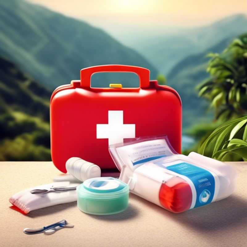 Une trousse de premiers soins bien équipée, prête à l'emploi.