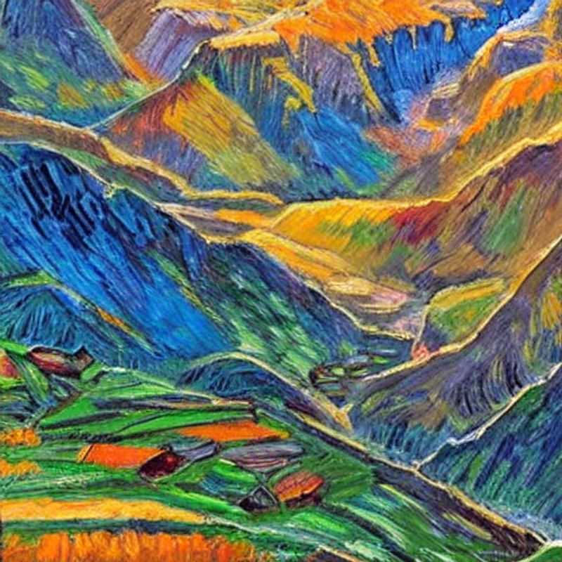 Randonnée des Larès au Pérou, paysages andins impressionnants au printemps.