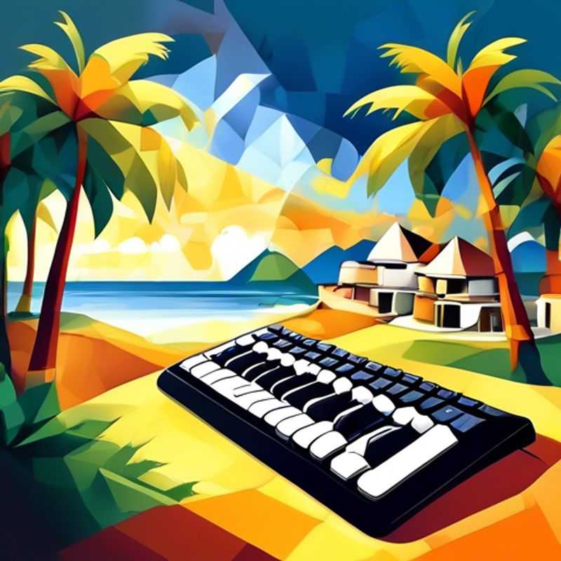 A portable keyboard, perfect for on-the-go productivity.