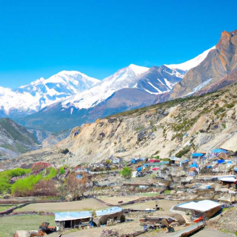 Annapurna Circuit Adventure&#58; Trekking&#44; Manang Village&#44; Thorong La Pass&#44; Muktinath Temple&#44; Jomsom