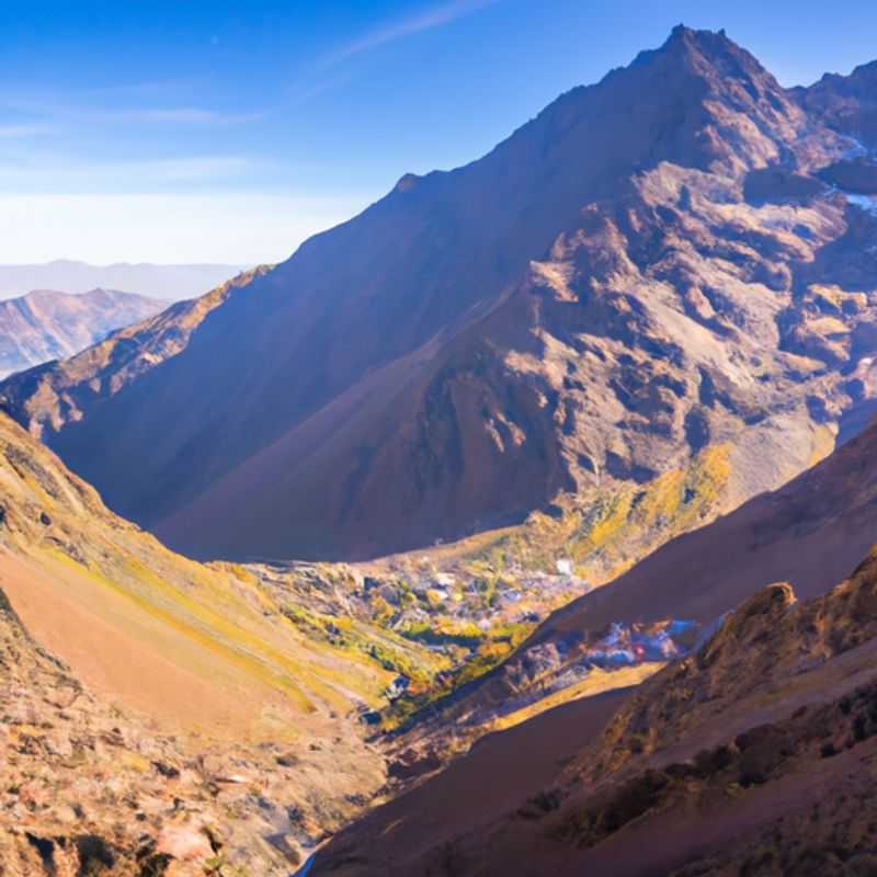 Experience the Thrill of North Africa's Highest Peak: Guided Climbing Excursion to Mount Toubkal Summit in Morocco's Autumn Splendor
