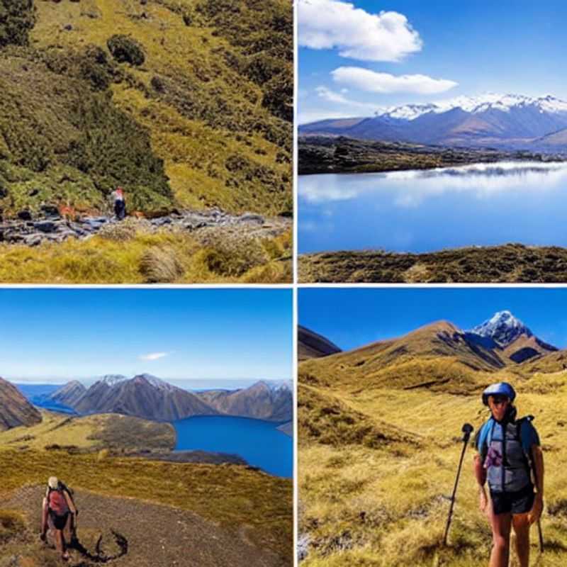 Trilha Te Araroa na Nova Zelândia, paisagens deslumbrantes na primavera.