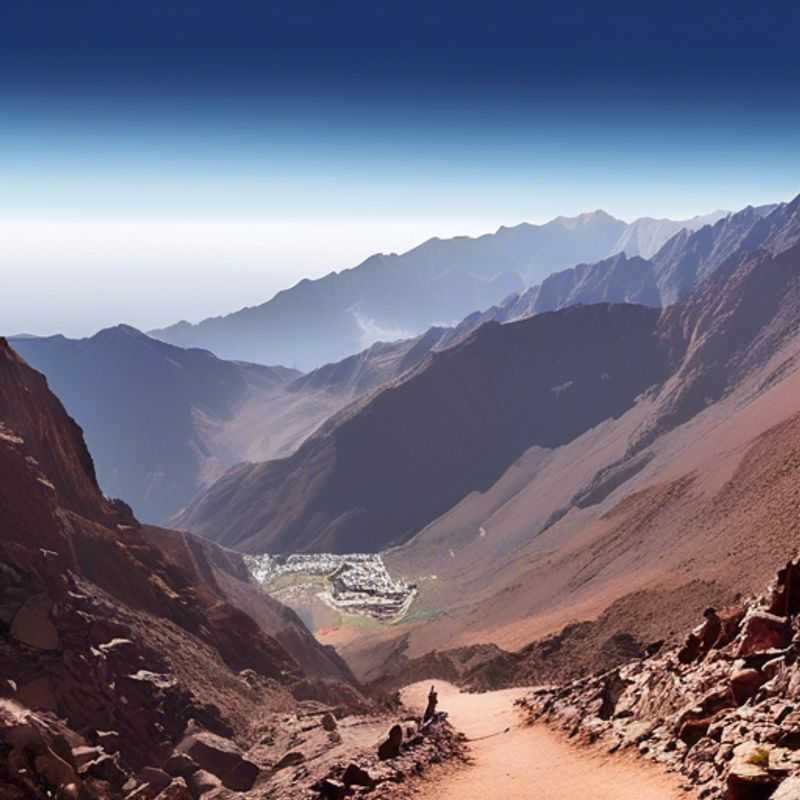 A group of six digital nomads, The Wellness Travelers, stand atop the majestic Toubkal peak in Morocco, basking in the golden light of the setting sun after a rewarding hike during the transition from summer to fall.
