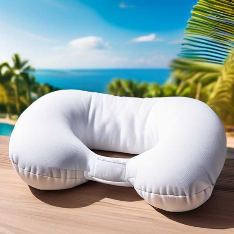 Almohada de viaje para un viaje cómodo
