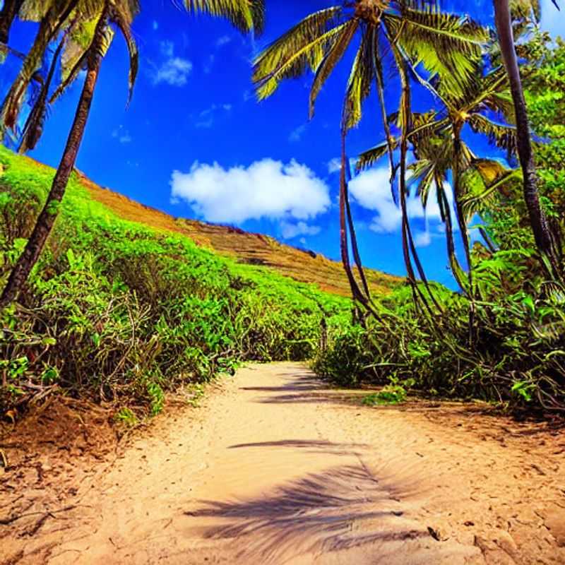 Trilha de Muliwai, Havaí: Um cenário paradisíaco ideal para férias de verão? (Imagem mostra a trilha)