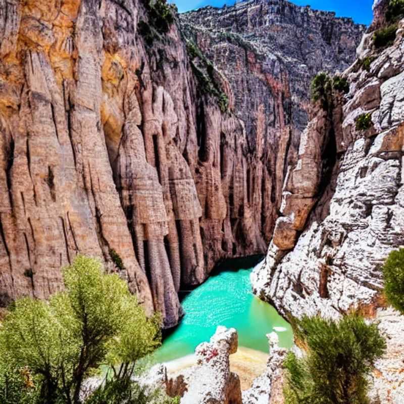 Le Caminito del Rey au printemps : une vue imprenable sur le spectaculaire défilé des Gaitanes.