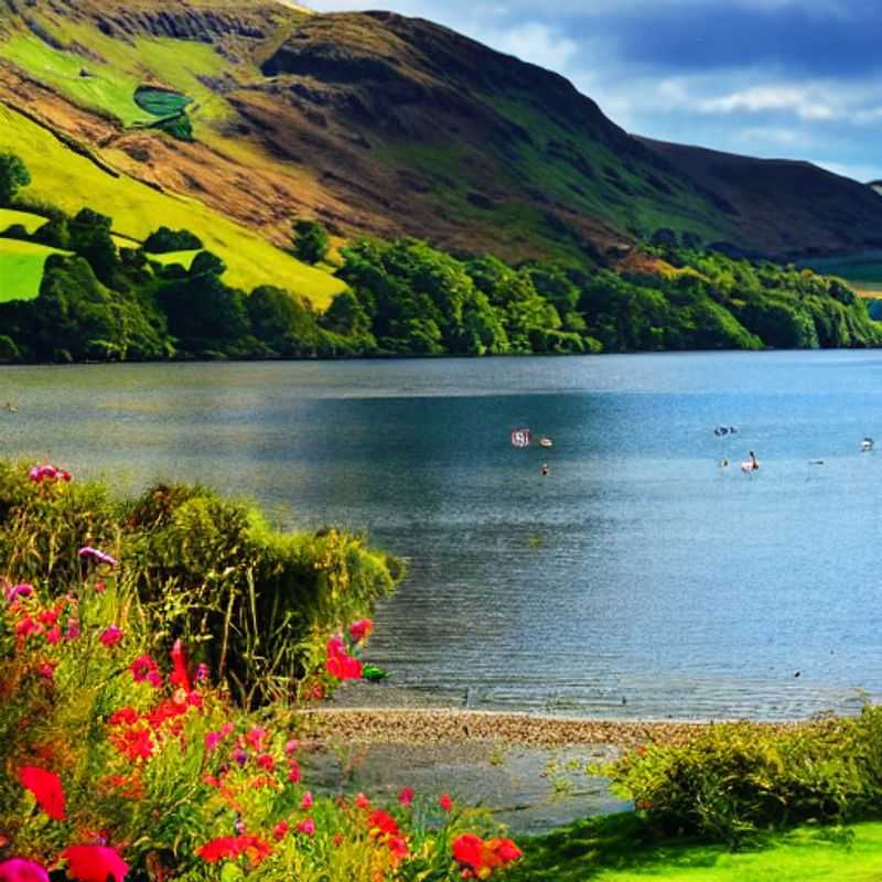 Le paisible Lake District, baigné de soleil estival.