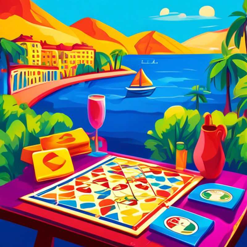 A collection of compact and portable board games and card games, perfect for travel.