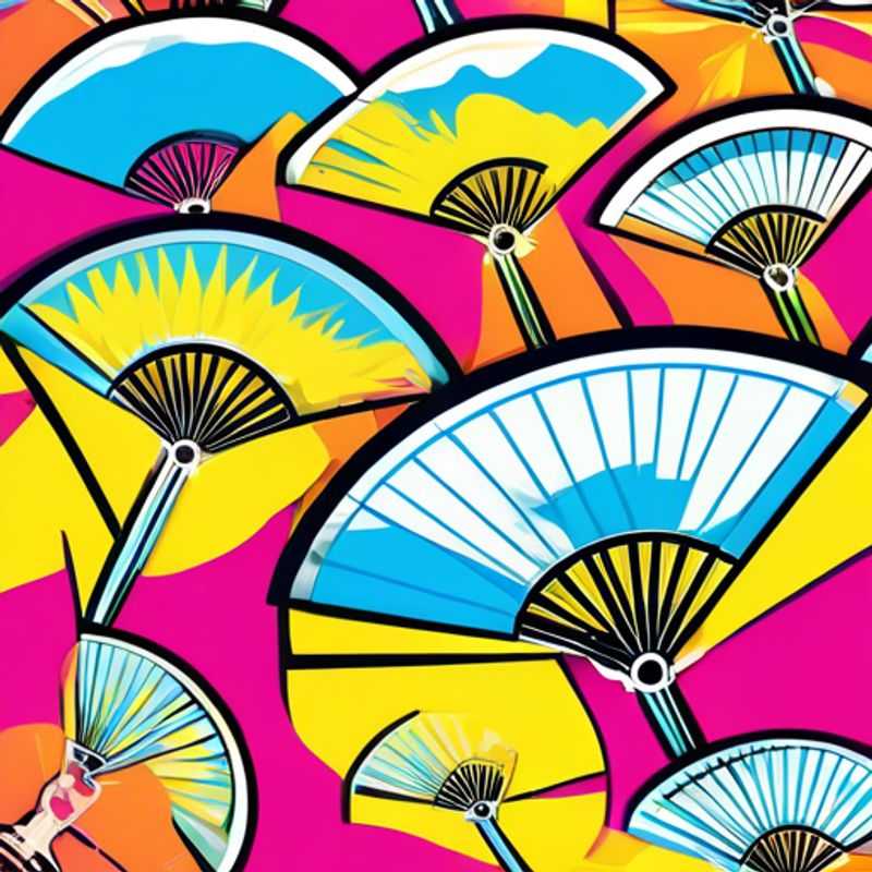 Close-up of a sleek, modern rechargeable fan with a powerful airflow, ideal for keeping cool on the go.