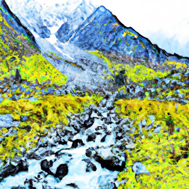 A lone traveler embarking on the arduous Salkantay Trek in Peru, a 3-week adventure through the heart of the Andes Mountains during the vibrant season of spring. Majestic snow-capped peaks, lush cloud forests, and ancient Inca ruins await exploration.