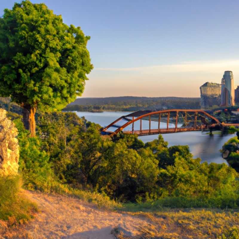 O magnífico Capitólio do Estado do Texas em Austin na primavera