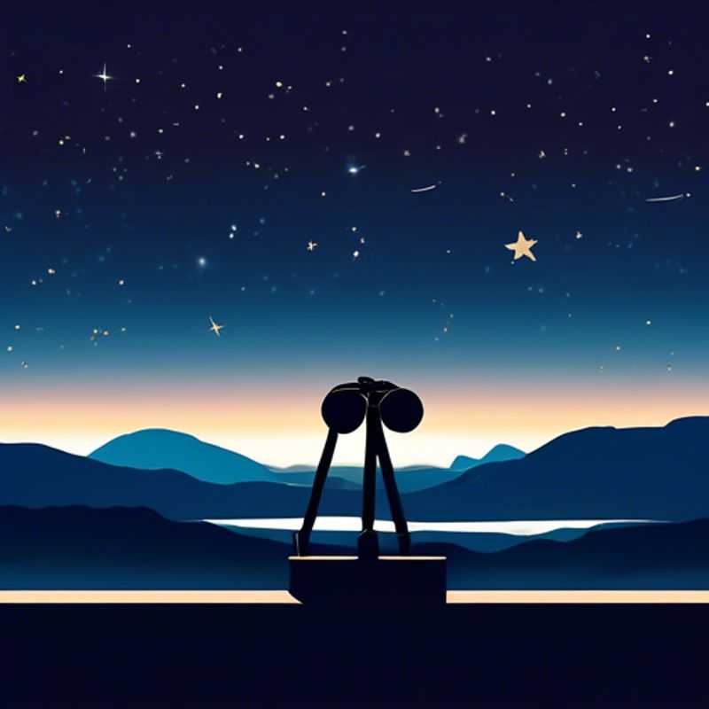 A pair of binoculars perfect for stargazing or wildlife viewing.