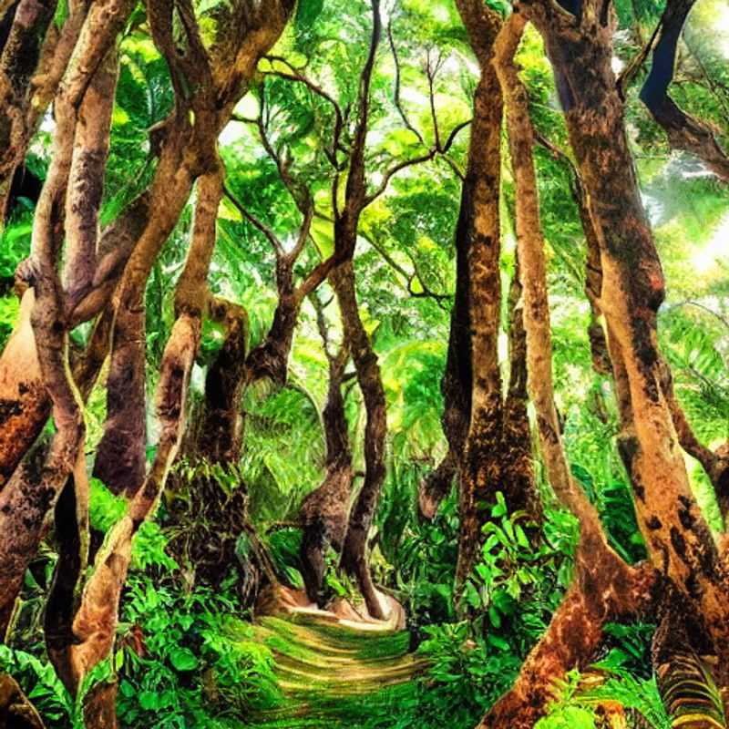 Trilha Muliwai, Havaí: Paisagem deslumbrante em um dia ensolarado de primavera. Ideal para uma aventura? Descubra!