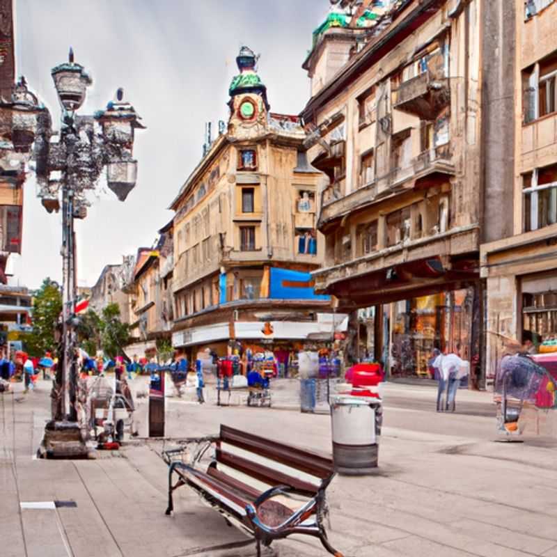 Visite du Palais de la princesse Ljubica à Belgrade, en Serbie, au printemps