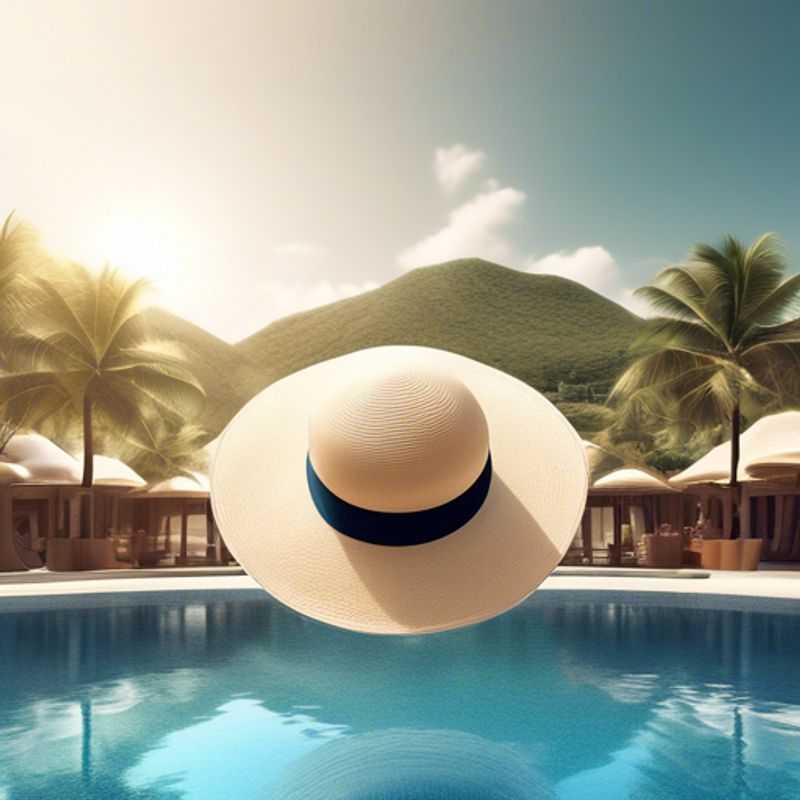 A stylish wide-brimmed sunhat, perfect for shielding your face from the sun in style.