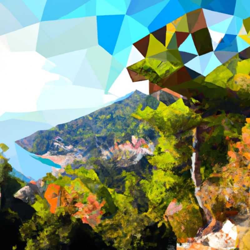 A solitary figure, immersed in the breathtaking panorama of the Lycian Way, Turkey. Autumn's fiery hues paint the backdrop as the digital nomad embarks on a 4&#45;day solo journey, seeking inspiration and tranquility amidst the ancient trails and timeless landscapes.