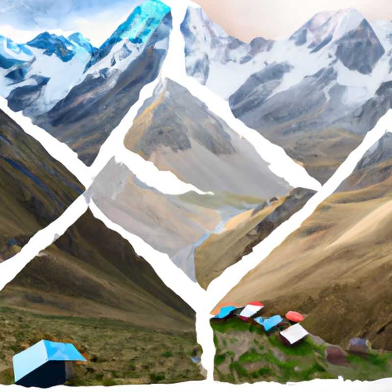 Six intrepid hikers embark on a breathtaking 3-day journey to Alpamayo Base Camp, nestled amidst the towering Andes Mountains of Peru during the vibrant spring season.