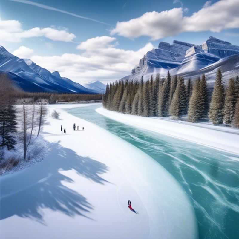 Visitez Snowshoe à travers la région du téléphérique de Banff dans le parc national de Banff en hiver