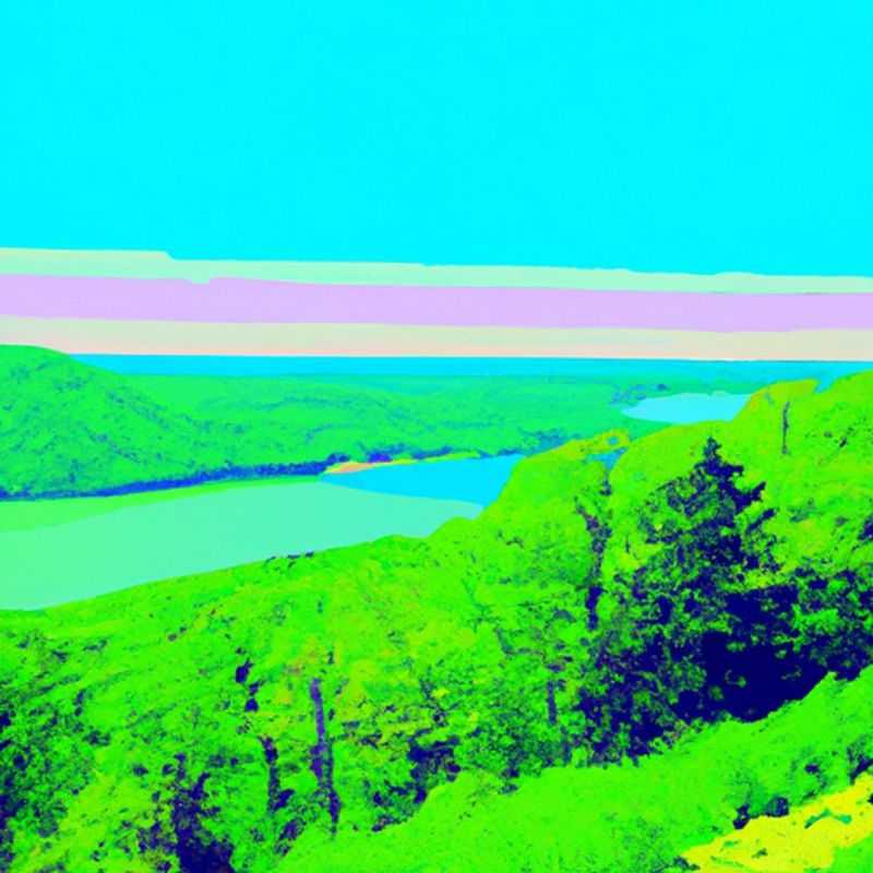 A lone traveler embarks on a revitalizing 24&#45;hour adventure on the verdant trails of Bear Mountain Loop, USA, surrounded by the vibrant hues of spring, embracing the solitude and serenity of nature's embrace.
