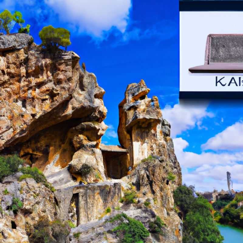 Working from Pueblos Blancos in Caminito del Rey&#44; Spain during spring