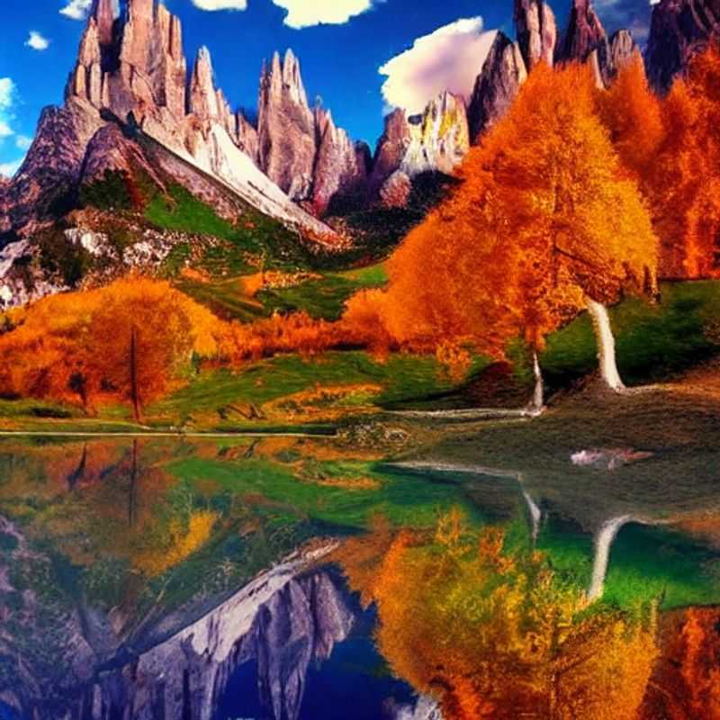 Les Dolomites italiennes en été : un paysage montagneux époustouflant.