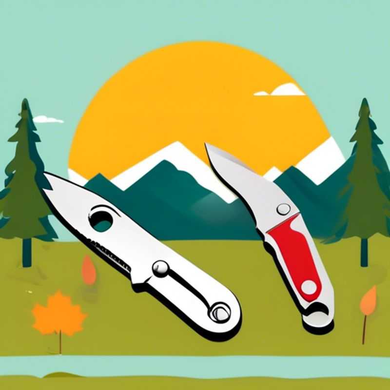 A versatile multi-tool or Swiss Army Knife displayed against a rustic wooden background, showcasing its various functions and tools, symbolizing practicality and adventure for outdoor enthusiasts.