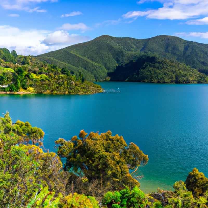 ¡Acampa bajo las estrellas en el Parque Nacional Marlborough Sounds en Queen Charlotte Track, Nueva Zelanda!