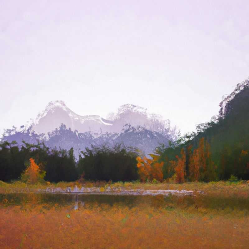 A lively group of six backpackers, awestruck by the vibrant fall colors of Banff National Park, Canada, on their thrilling 3-week journey of discovery and camaraderie.