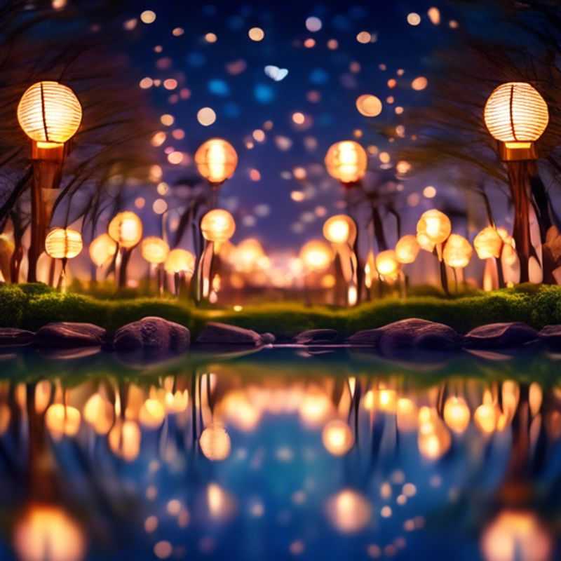 Linternas alimentadas por energía solar brillando suavemente en un jardín, creando un ambiente mágico y acogedor, ideal para guiar a los lectores sobre consideraciones clave al elegir luces de hadas solares.