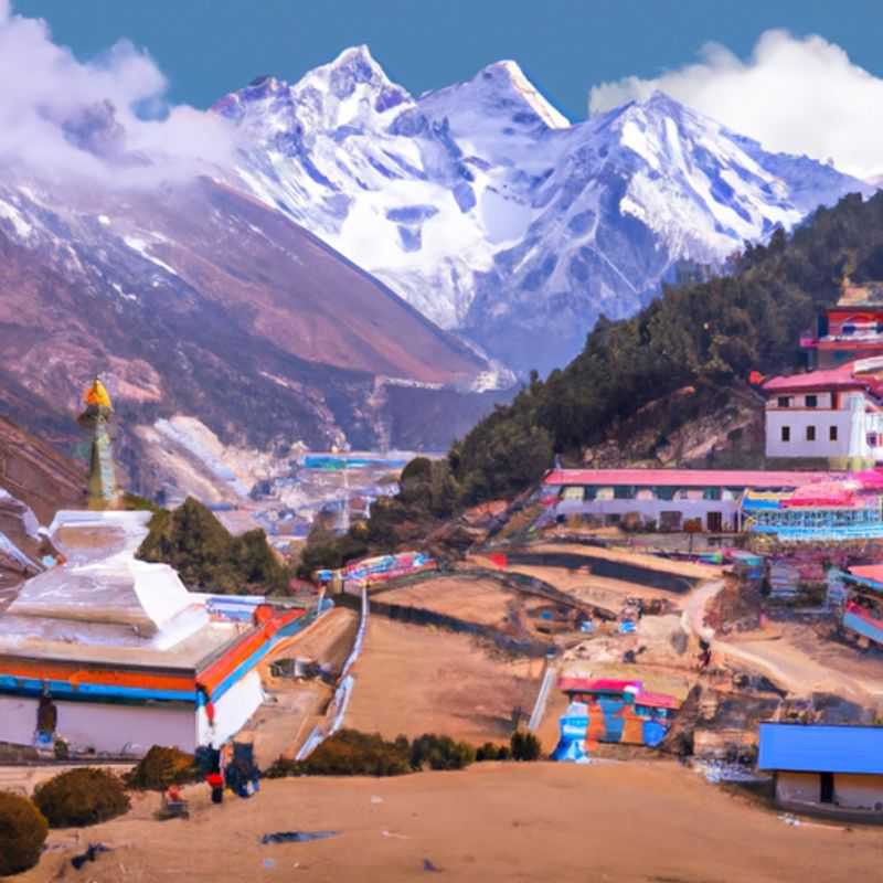 A Snowy Escape to Namche Bazaar: Winter Wonderland at Mount Everest Base Camp Trek