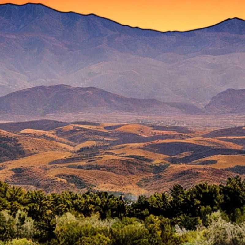 Le sentier Foothills Trail en été : une vue imprenable sur les paysages luxuriants.