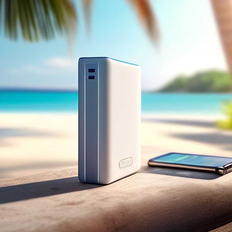 Une banque d'alimentation ou chargeur portable pour recharger vos appareils en déplacement
