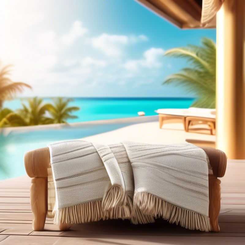 A luxurious throw blanket draped over a plush armchair, inviting cozy comfort.