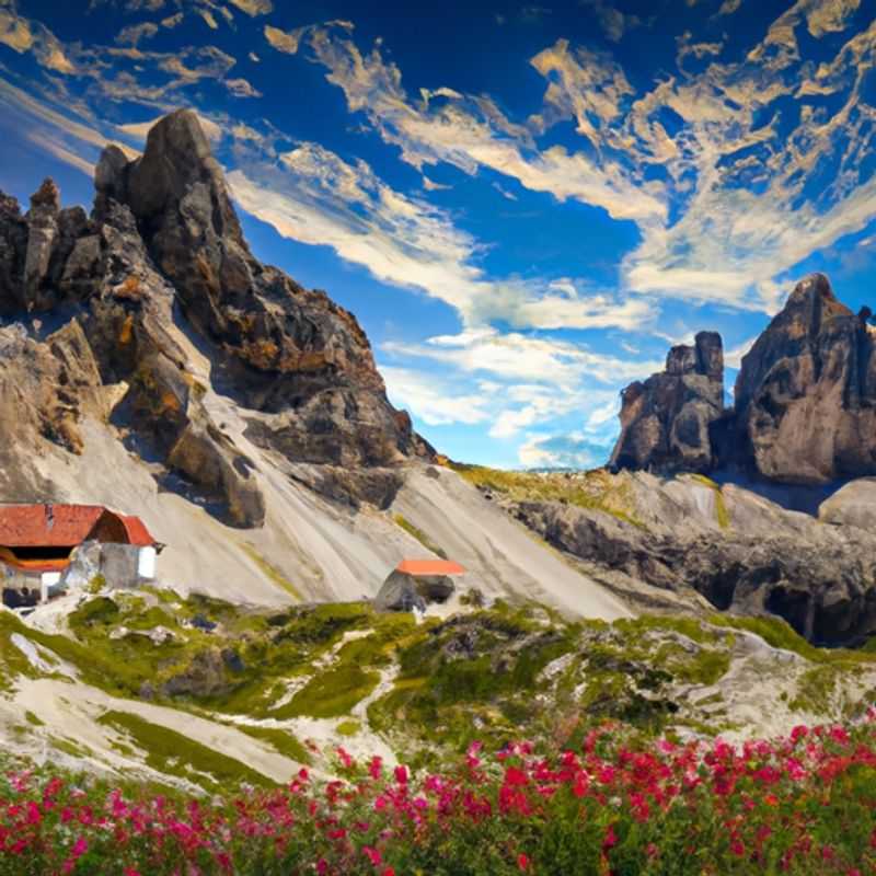 Six digital nomads immersed in the breathtaking panorama of The Dolomites, Italy, during their three-week autumn retreat. Majestic peaks, vibrant foliage, and crisp mountain air provide an inspiring backdrop for their remote work and adventurous explorations.