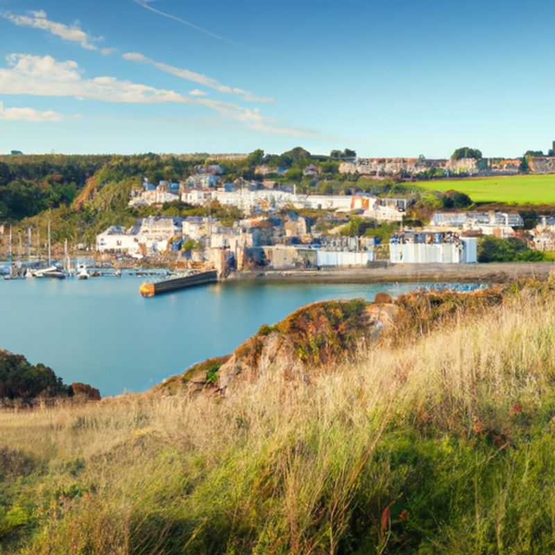 A solitary figure embarks on a breathtaking journey along the Pembrokeshire Coast Path in Wales, a rugged and scenic trail that hugs the coastline, offering captivating views of the sea and countryside during a 24-hour spring adventure.