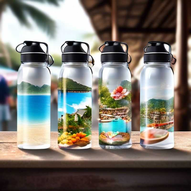 Deux bouteilles d'eau réutilisables, prêtes à vous accompagner dans vos aventures hydratantes. Choisissez la bonne pour vous !