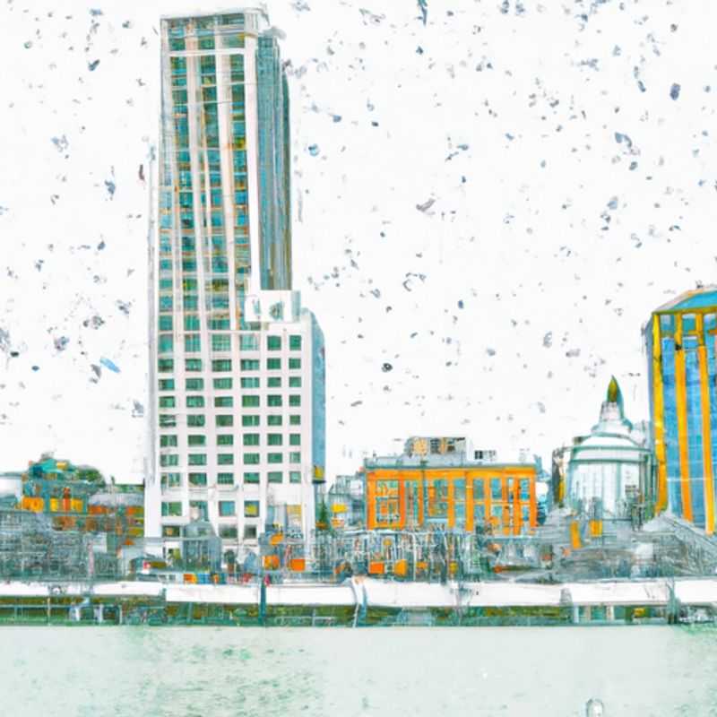 A lone traveler, perched on a cozy bench in a vibrant Portland coffee shop, laptop open, immersed in the creative energy and digital nomad lifestyle, enjoying a week&#45;long winter escape in the heart of the city.