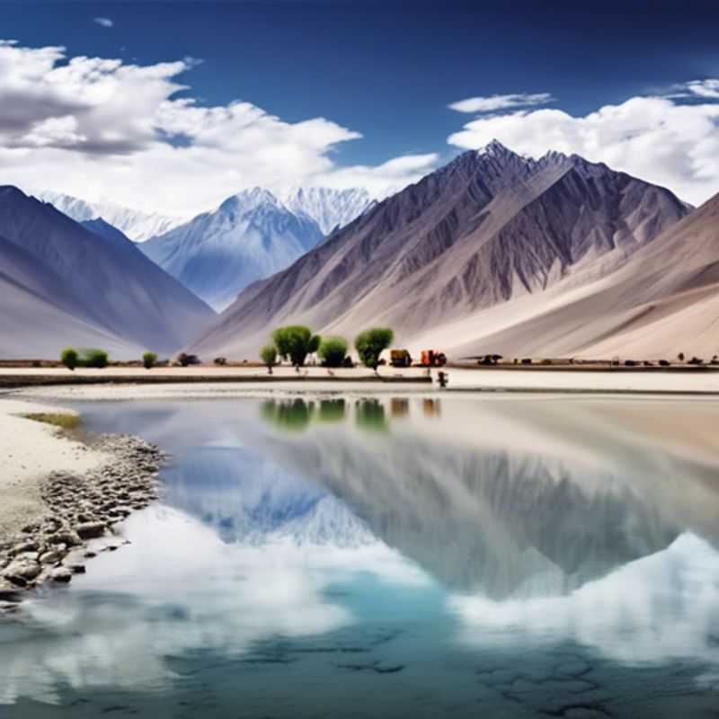 Visita el Lago Pangong Tso en Ladakh&#44; India durante el otoño