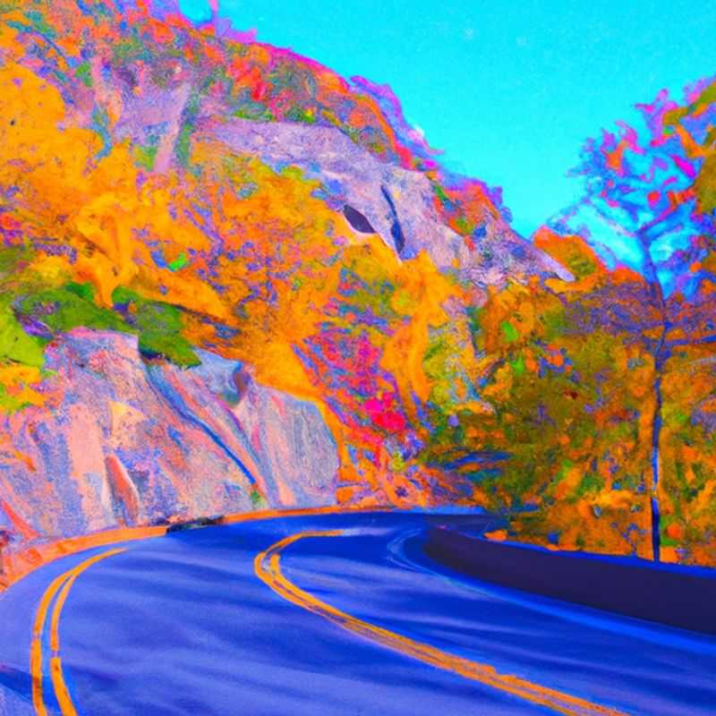 A solitary figure stands atop Bear Mountain, surrounded by the vibrant hues of autumn foliage, taking in the breathtaking panorama of the Hudson River Valley below. This image captures the essence of a solo traveler's journey through the enchanting Bear Mountain Loop, a haven for outdoor enthusiasts seeking serenity and connection with nature.