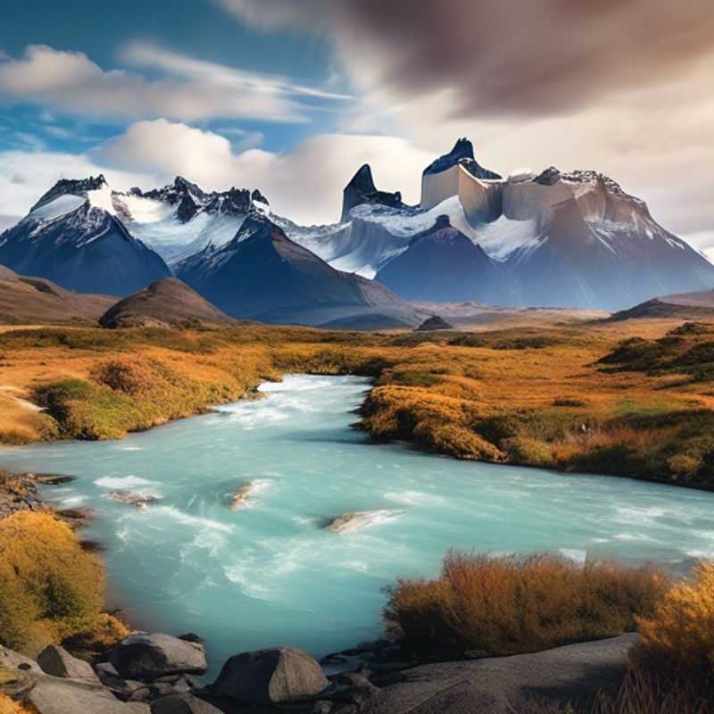 Détendez-vous dans une tente de glamping de luxe avec vue sur le parc à Torres del Paine, Chili, entre l'été et l'automne