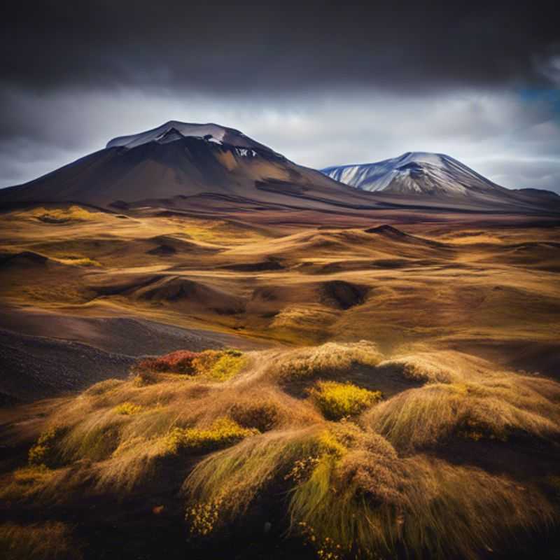 O casal nômade digital The Staycationer explorando a beleza dramática do caminho de Laugavegur e Fimmvörðuháls na Islândia, com seu trailer, durante uma jornada de 5 dias entre o verão e o outono. As paisagens vibrantes, com tons de verde e vermelho, revelam a magia da natureza islandesa.